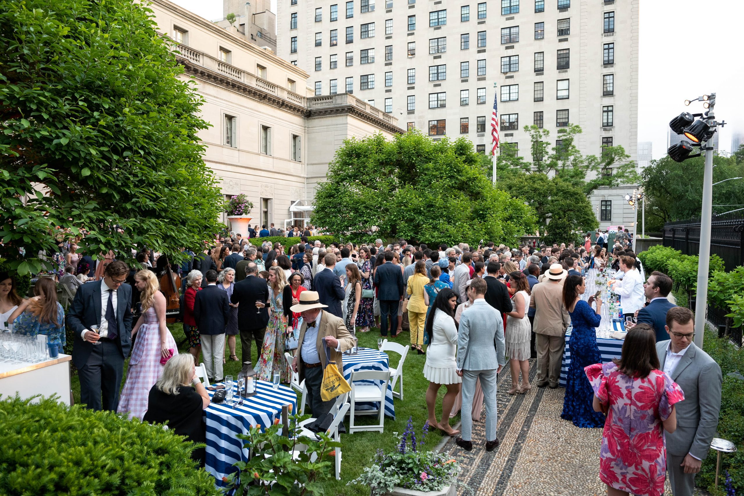 Frick Garden Party for Fellows and Young Fellows POP STYLE TV