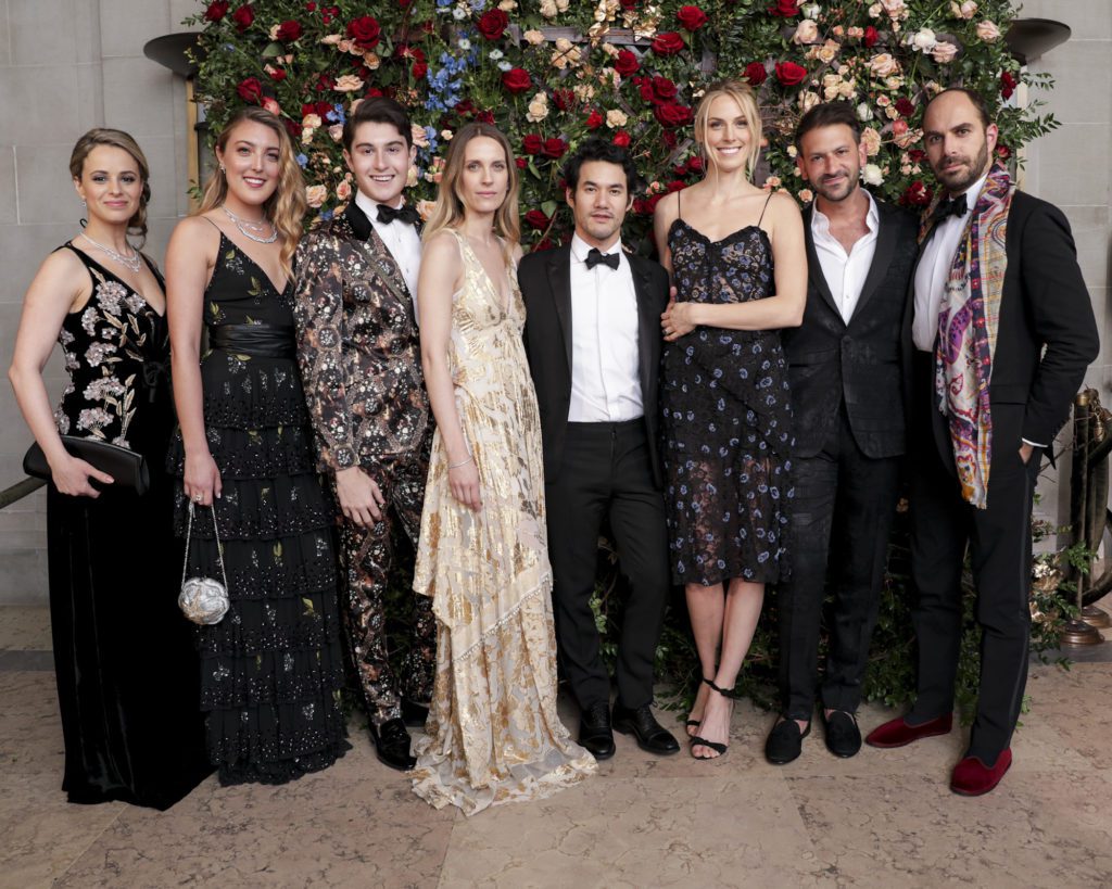 Event Leadership Lili Buffett, Britt Theodora, Larry Milstein, Vanessa Traina, Honorary Chairman and Creative Director of ALTUZARRA Joseph Altuzarra, Selby Drummond, Paul Arnhold, and Peter Jay Sharp Chief Curator Xavier F. Salomon; photo: Carl Timpone/BFA.com