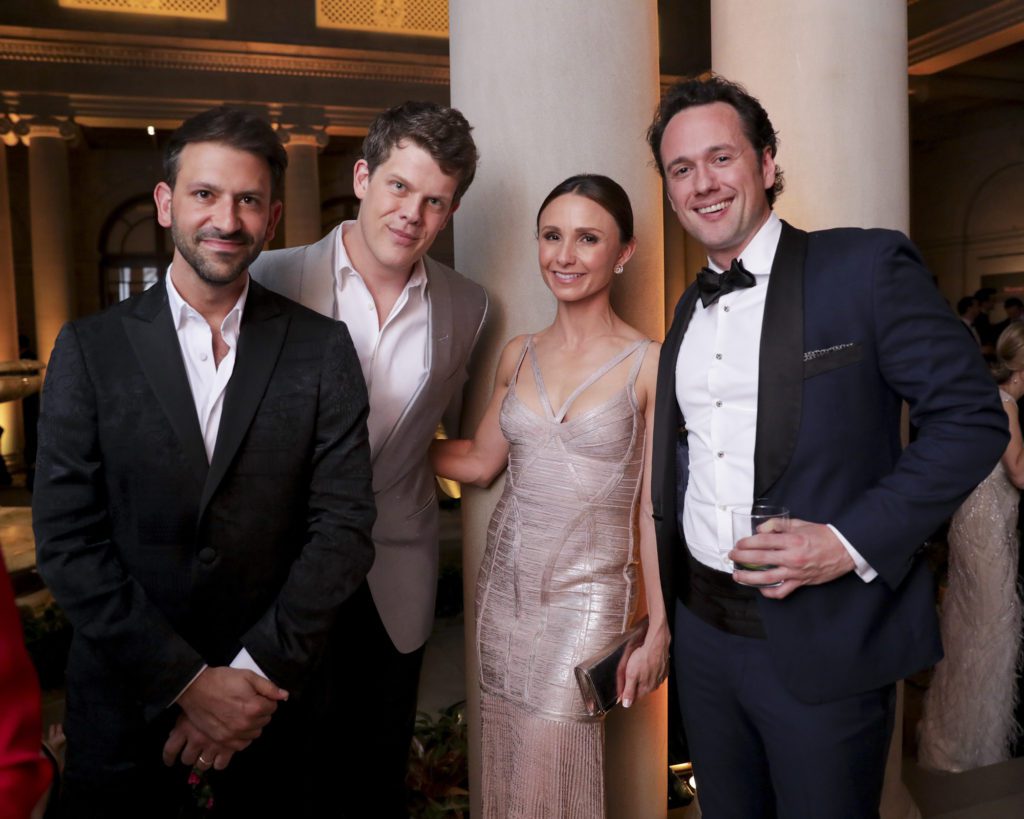 Chairman Paul Arnhold, Wes Gordon, Georgina Bloomberg, and Matthew Fitzpatrick; photo: Carl Timpone/BFA.com