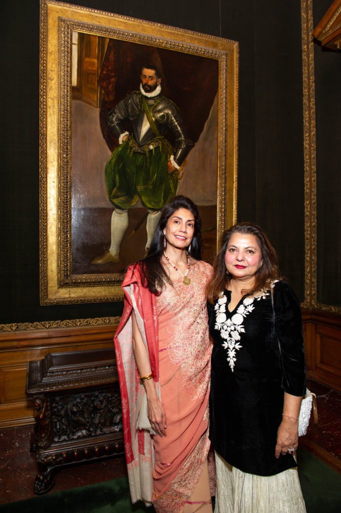 Trustee Ayesha Bulchandani and Abha Sawhney