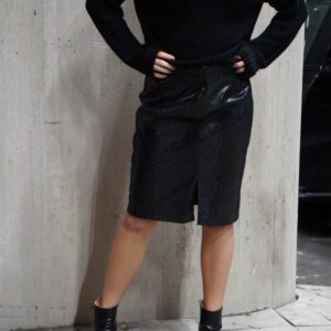 monoimanii black skirt