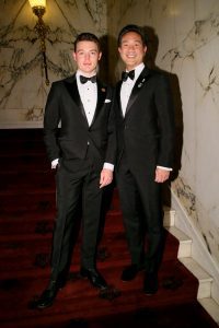 Cole Harrell and Trustee Tai-Heng Cheng; photo: Matteo Prandoni/BFA.com