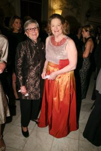 Barbara Evans and President Emerita of the Board Helen Clay Chace; photo: Matteo Prandoni/BFA.com