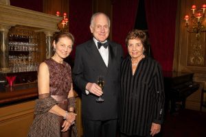 Board of Trustees Chairman and Benefit Chairman Betty Eveillard, Honoree Ronald S. Lauder, and Trustee and Benefit Chairman Margot Bogert; photo: Christine A. Butler