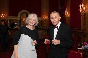 Sarah McNear and Benefit Chairman Jean-Marie R. Eveillard; photo: Christine A. Butler