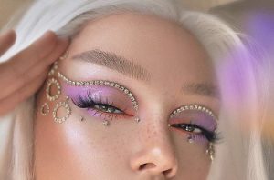 bedazzled eyes make up
