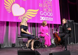 Board Chair Andrea Weiss, President & CEO Lisa Gurwitch and Board Member Ken Downing
