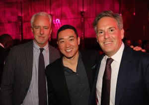 Brooks Brothers Creative Director Michael Bastian, DG Board Member and Brooks Brothers CEO Ken Ohashi and guest
