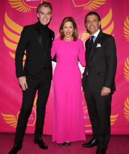 Gala Host Ken Downing, DG President & CEO Lisa Gurwitch, DG Board Member Vince Dell ’Osa