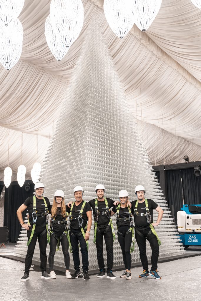 Moët & Chandon X Guinness World Records_Tower build