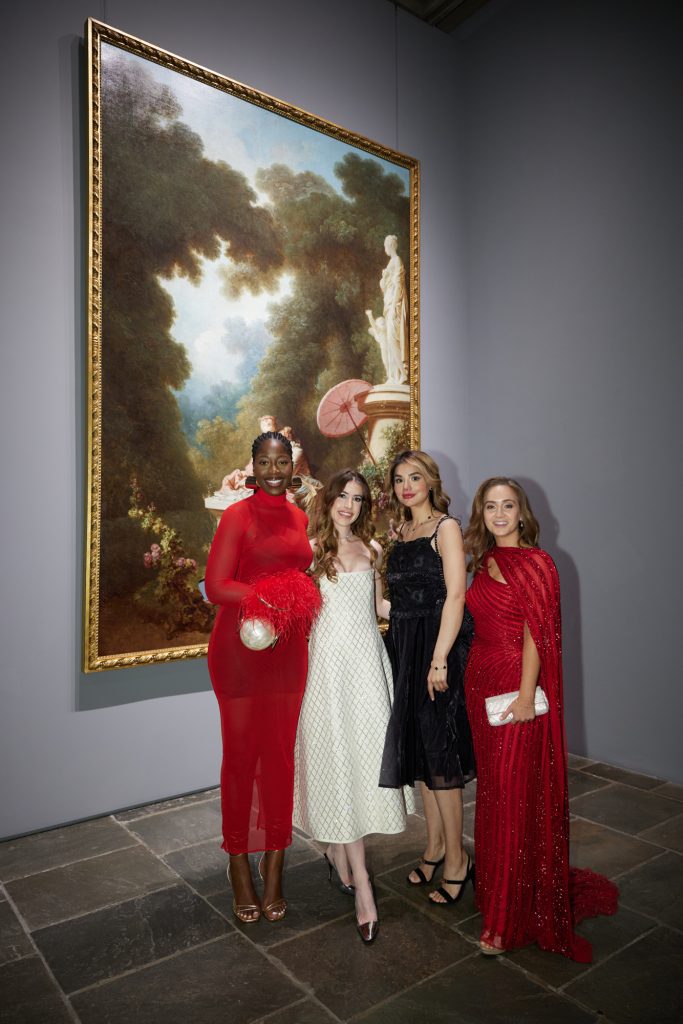 Nana Agyemang, Samantha Sorbaro, Kam Chauhan, and Sydney Levin-Epstein. Photo: George Koelle Young Fellows Ball
