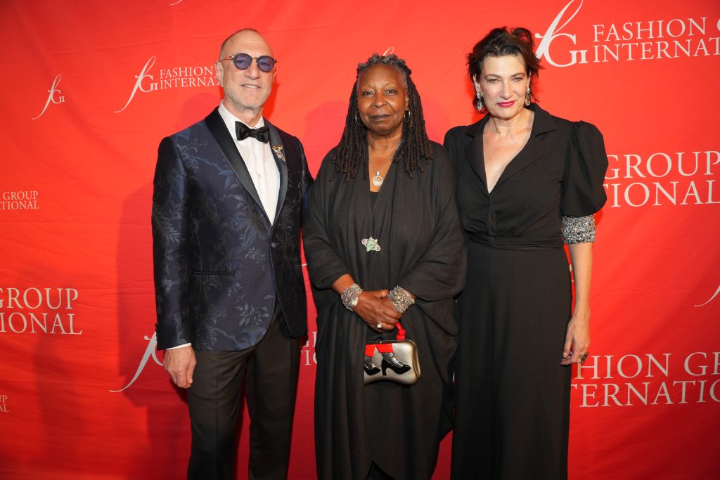 Gary Wassner, Whoopi Goldberg and Maryanne Grisz a