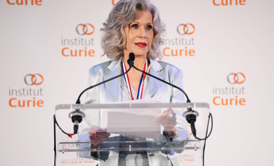 Jane Fonda attends Marie Curie Legacy Gala at The Rainbow Room (Photo by Jared Siskin/PMC)
