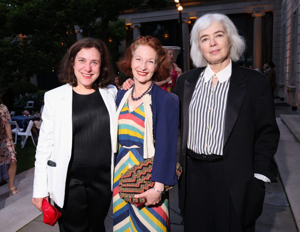 Ingrid Abramovitch, Associate Director of Communications Heidi Rosenau, and Leah Singer; photo: Matteo Prandoni/BFA.com