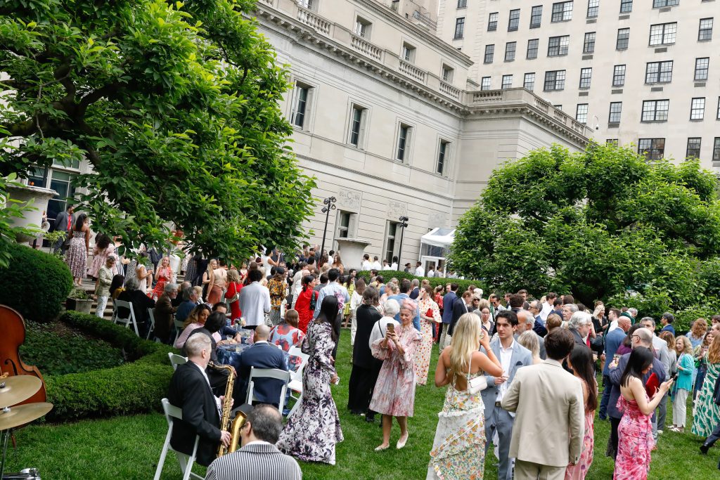 Ambiance at the Spring Garden Party; photo: Matt Borkowski/BFA.com