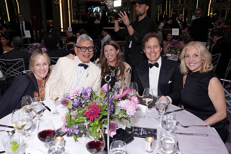 Lisa Ryan Howard, William Lee, Stellene Volandes, David Lauren and Debi Chirichella attend the 41st Annual FGI Night of Stars at The Rainbow Room on October 20, 2025 in New York City. (Photo by Sean Zanni/Patrick McMullan via Getty Images)