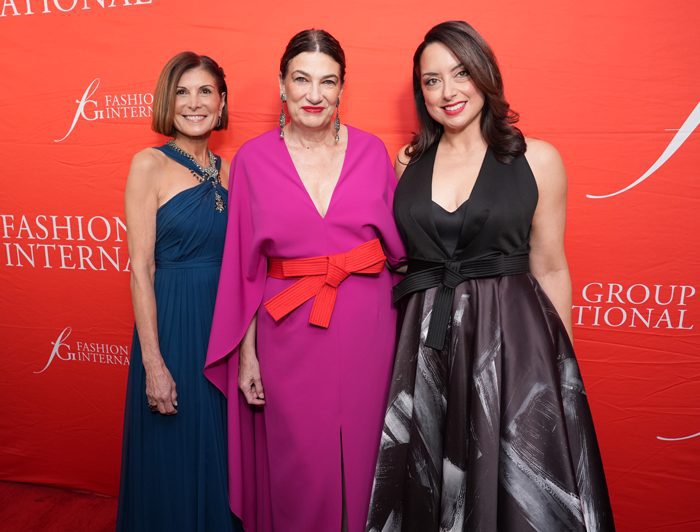 Claudia Poccia, Maryanne Grisz and Alyce Panico attend the 41st Annual FGI Night of Stars at The Rainbow Room on October 20, 2025 in New York City. (Photo by Sean Zanni/Patrick McMullan via Getty Images)Maryanne Grisz and Alyce Panico wore Cyril Verdavainne (winner of the 2024 FGI Rising Star Eveningwear Award)