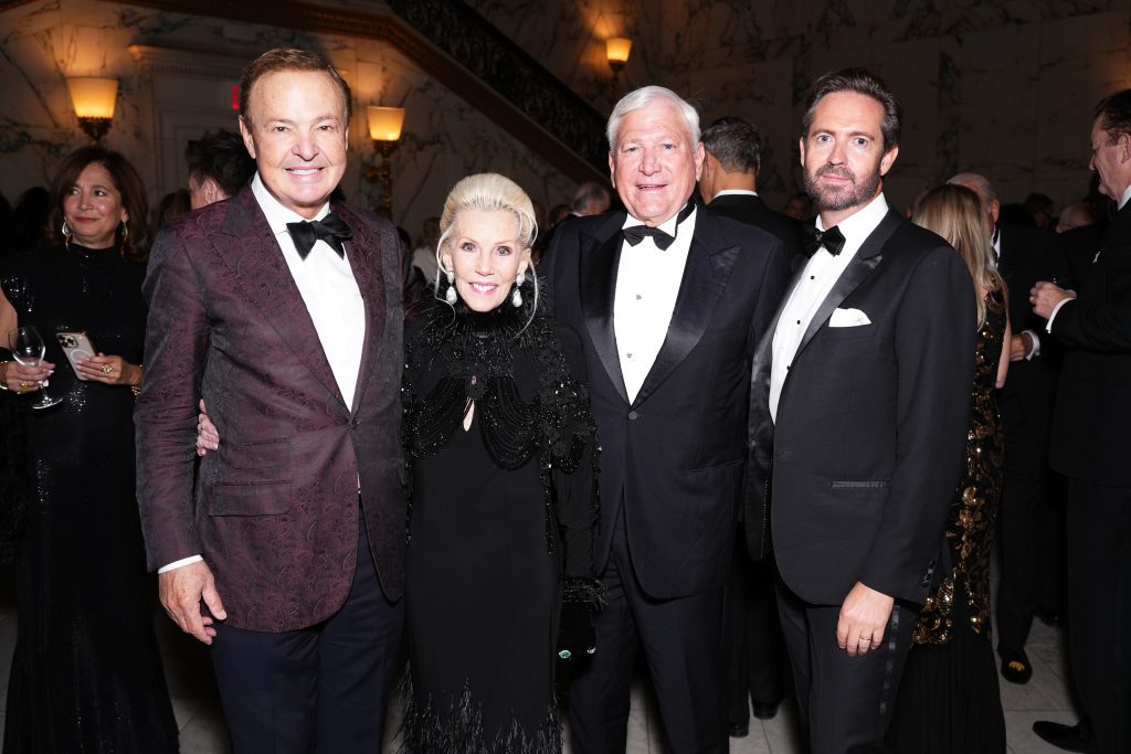 Alex Donner, Cece Black, Randolph Fishburn and Andrew Sands attend French Heritage Society 