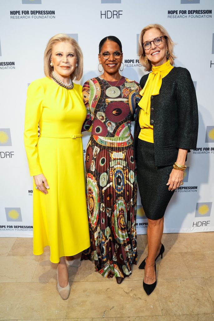  Audrey Gruss, Audra McDonald and Louisa Benton attend Hope For Depression Research Foundation's 19th Annual HOPE Luncheon 