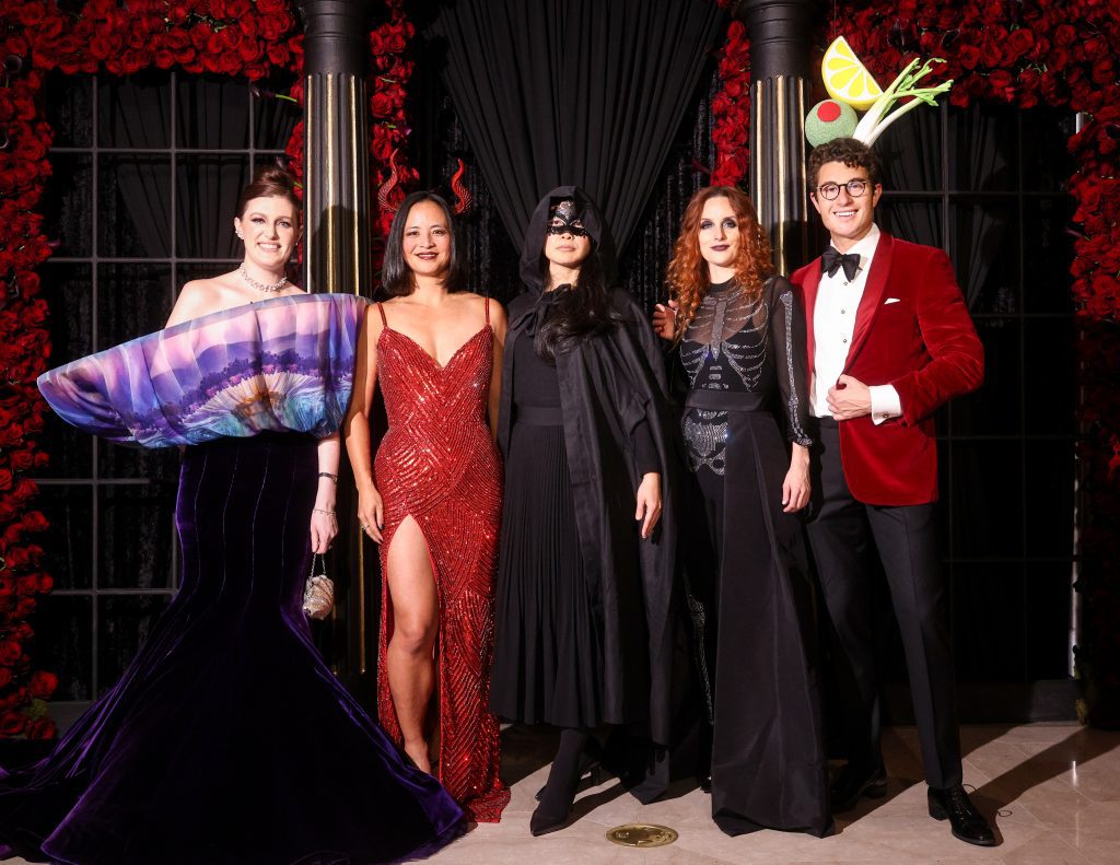 Benefit Chair Casey Kohlberg, Associate Director of Development Angie Calderwood, Peter Jay Sharp Chief Curator Aimee Ng, Associate Director of Marketing and Visitor Experience Alexis Light, and Benefit Chair Laurence Milstein; photo: Matteo Prandoni/BFA.com