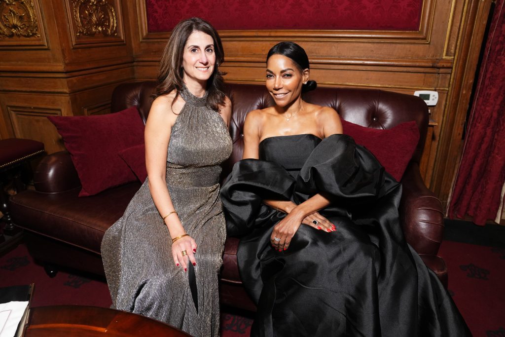Talyn Chaglasian and Nyree Simone attend french-heritage-society-gala on November 12, 2025. (Photo by Patrick McMullan/PMC)