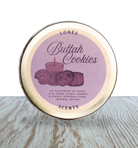 Buttah Cookies Tin | Assorted Candle Set of 7