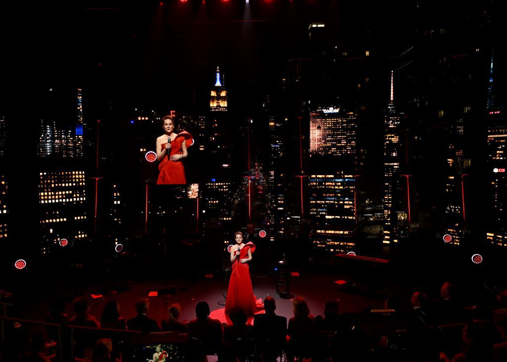 Laura Linney attends the The American Heart Association's Red Dress Collection Concert 2026 at Jazz at Lincoln Center on January 29, 2026 in New York City. (Photo by Slaven Vlasic/Getty Images for The American Heart Association's Go Red for Women Red Dress Collection Concert)