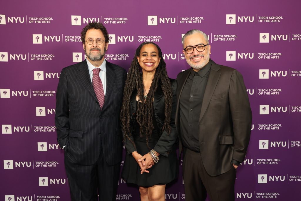 Tony Kushner, Suzan-Lori Parks and Dean Rubén Polendo Tisch Gala
