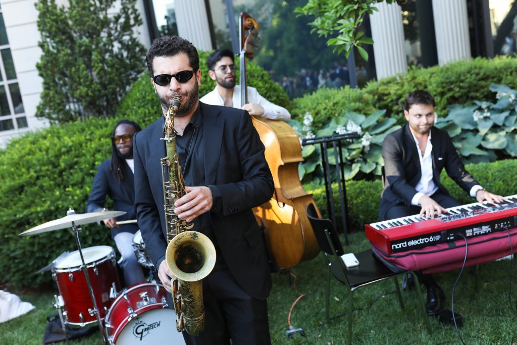 Music provided by performers from The Juilliard School; photo: Matt Borkowski/BFA.com