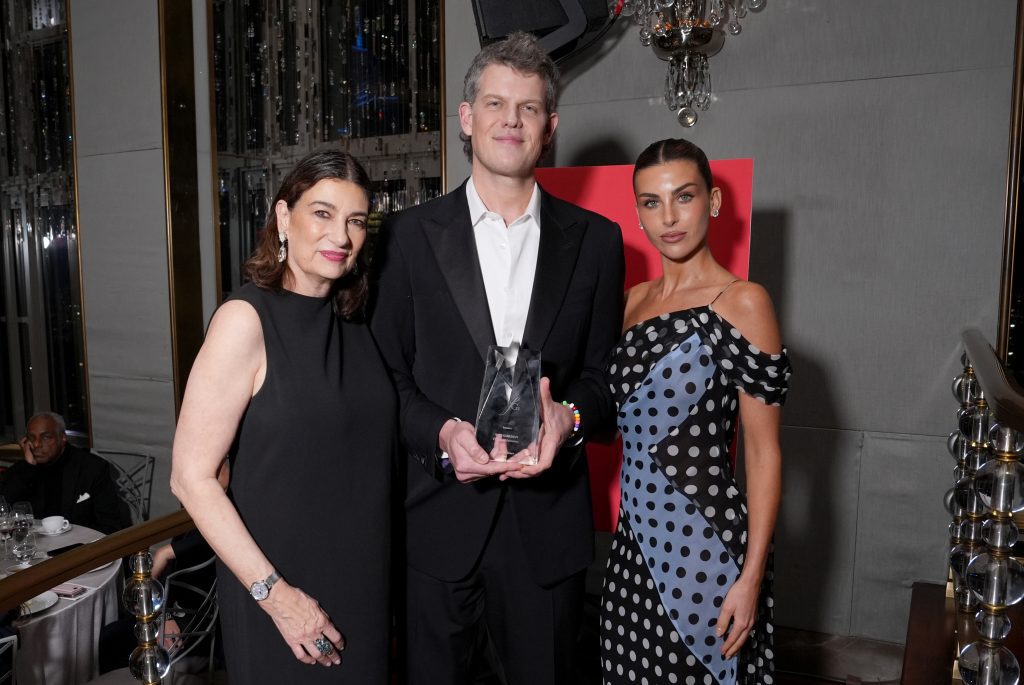 Maryanne Grisz, Wes Gordon and Paige Paul attend FGI Night of Stars 2026: The Modernists at The Rainbow Room on October 14, 2026 in New York City. (Photo by Sean Zanni/Patrick McMullan via Getty Images)
