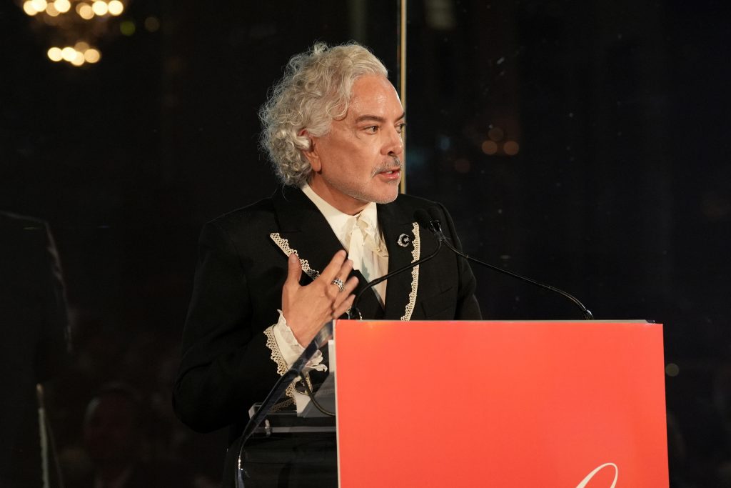 Henry R. Muñoz III speaks onstage during FGI Night of Stars 2026: The Modernists at The Rainbow Room on October 14, 2026 in New York City. (Photo by Sean Zanni/Patrick McMullan via Getty Images)