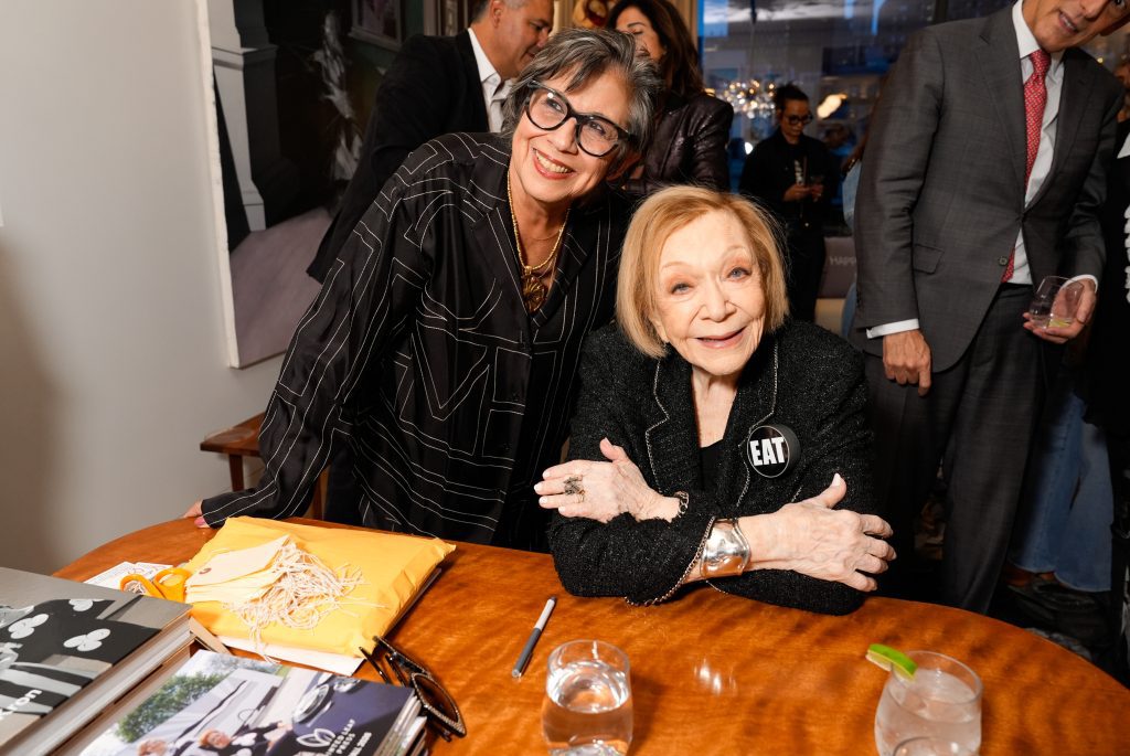 Suzy Slesin, Joan Kron photo: Sean Zanni